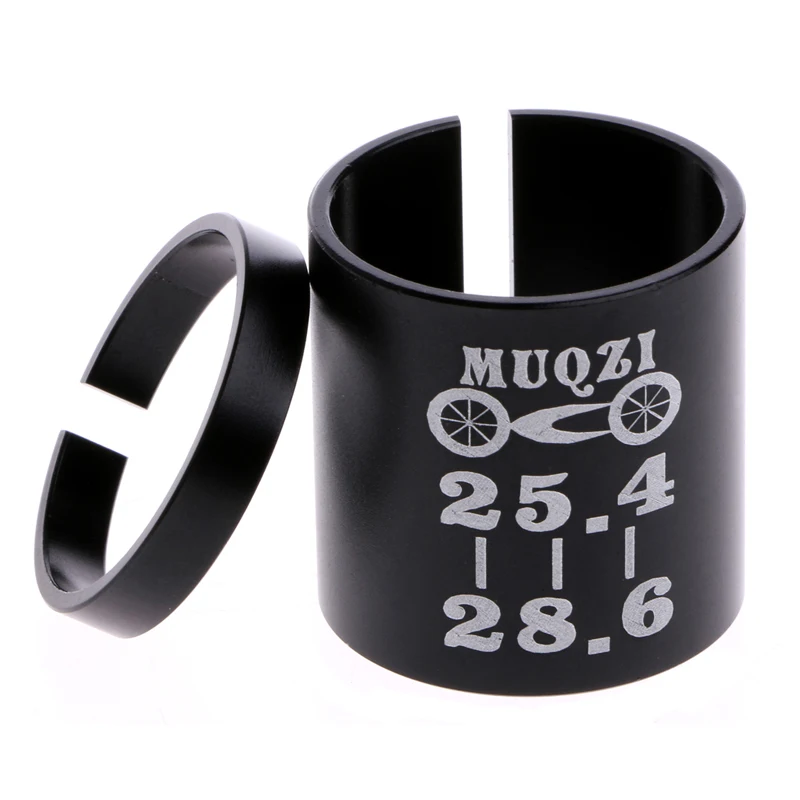 

Bike Bicycle Ahead Stem Shim Reducer Conversion Variable Ring Set 25.4 to 28.6mm Aluminum alloy