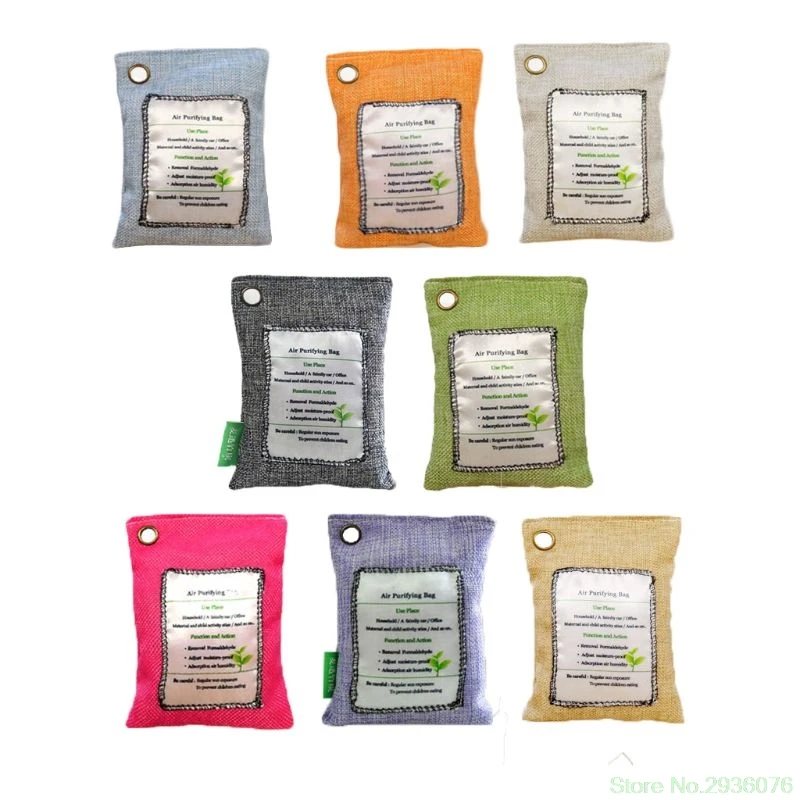 

2019 New 100g Bamboo Charcoal Home Car Air Freshener Purifier Activated Carbon Shoes Deodorant Absorber Bag