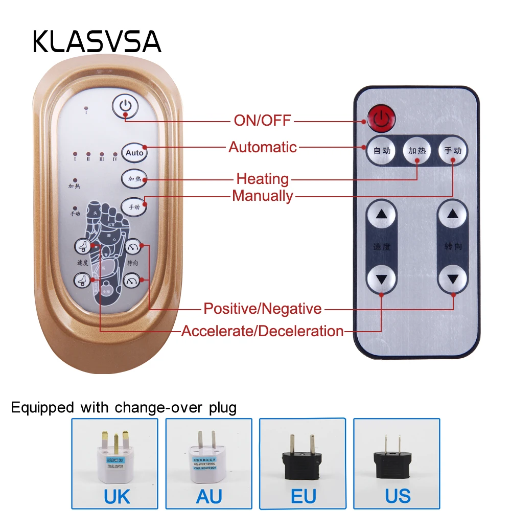 Klasvsa электрическое отопление Шиацу ног массажер для ног отличный результат Гуа Ша рефлекторный массаж устройства миостимулятор домашнего отдыха