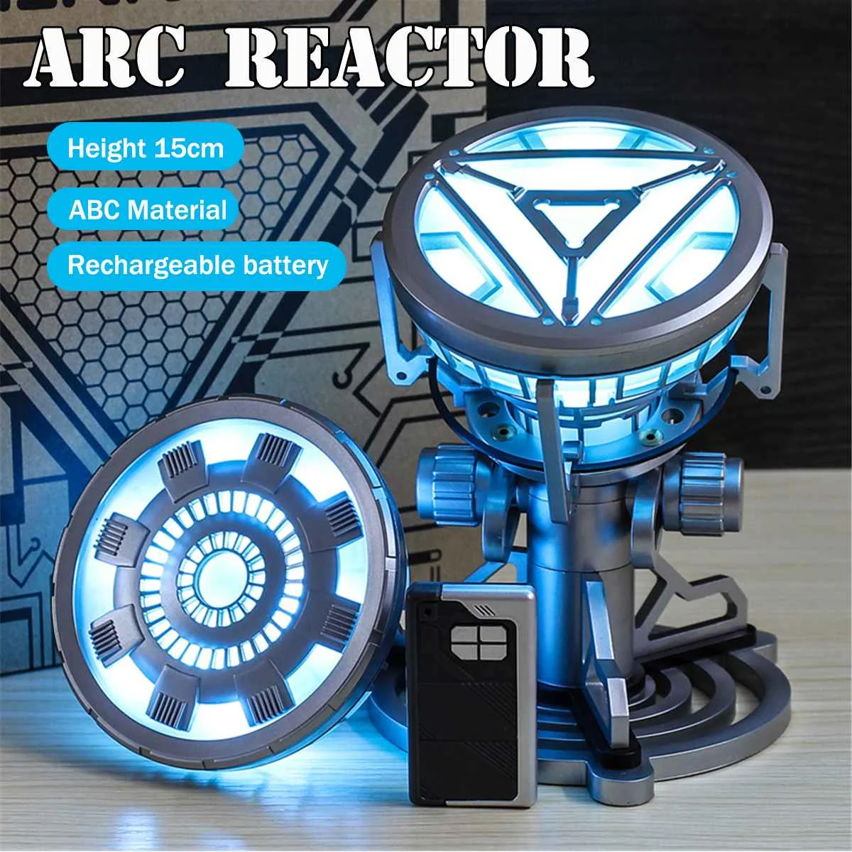 

DIY 2019 NEW 1:1 Arc for Reactor Remote Control for Reactor Heart A Lamp Assembling Model Handmade Toy