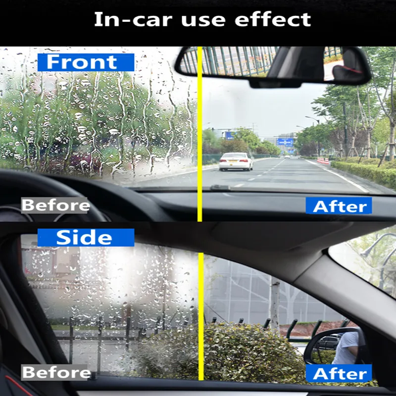 Автомобильный авто анти-запотевающий агент длительный очиститель ветрового стекла для стекол покрытие воды затопление безопасные аксессуары для вождения