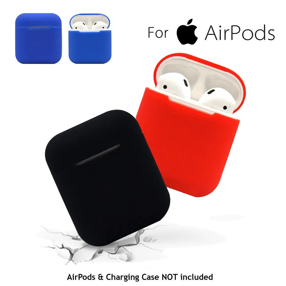 For AirPods Silicone Case Cover Protective Skin For Apple Airpod Charging Case Wireless Earphones Box Silicone protective