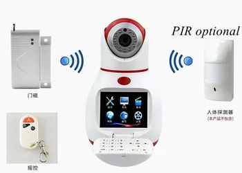 

Free Network Phone Call Work as Burglar Alarm System Wireless IP Camera