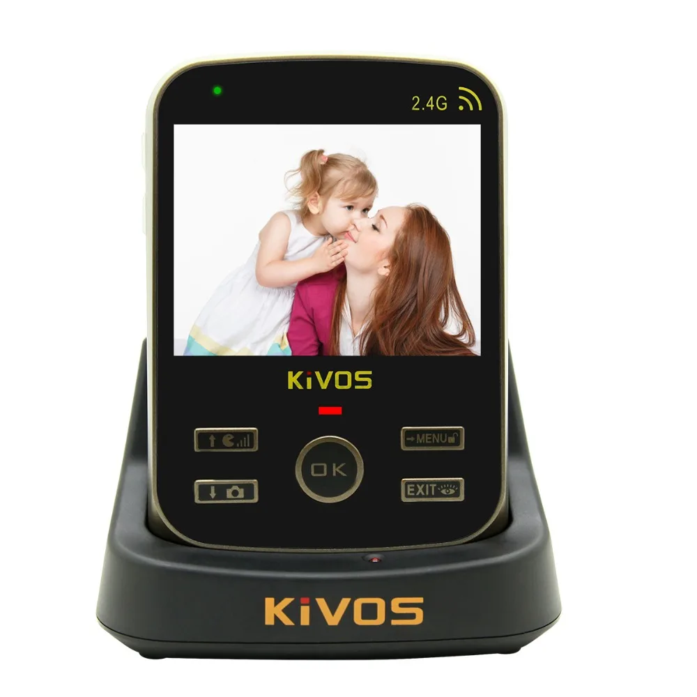 KiVOS 2.4G Night vision Wireless Video Door Phone Intercom System Doorbell Remote unlock IP55 Waterproof Tamper alarm F1747J