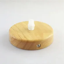 Модная лампа в лаконичном стиле, Современная Потолочная пластина, деревянный Потолочный держатель e27, лампа для светильника, люстра, основание, DIY lighting acces