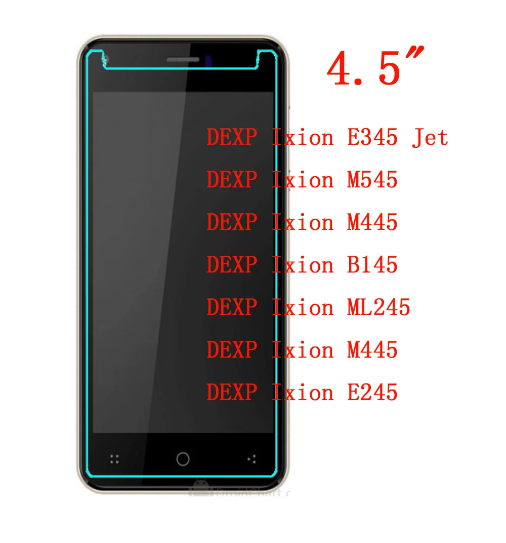 Закаленное Стекло для DEXP Ixion E345 Jet M545 B145 ML245 M445 E245 протектор 100% Защитная пленка 4 5