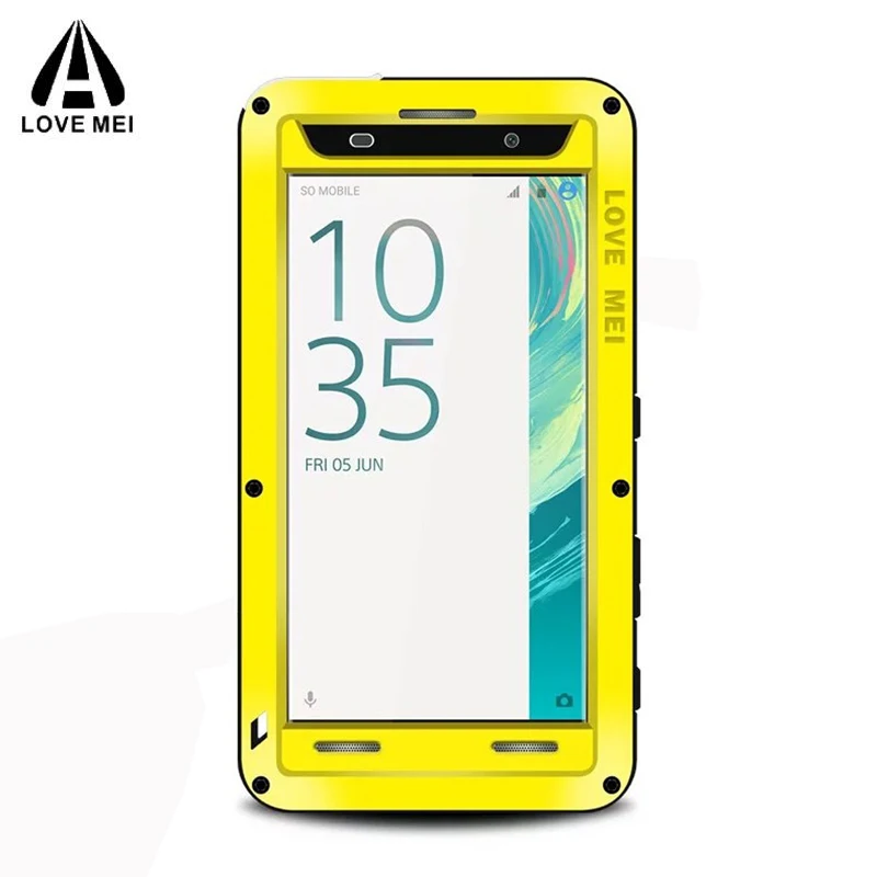 Чехлы для телефонов LOVE MEI Sony Xperia XA чехол сверхмощный силиконовый ТПУ и жесткая