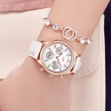 Relogio feminino Women Watches LIGE Luxury Brand Girl Quartz Watch Casual Leather Ladies Dress Watches Women Clock Montre Femme melissa shining crystals dress watches women real leather dress wrist watch personalized moon dial relogio quartz montre femme