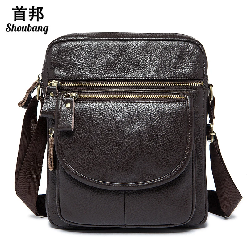 

Men genuine leather bag men messenger bags briefcases high quality men crossbody bag business famous brands men bag