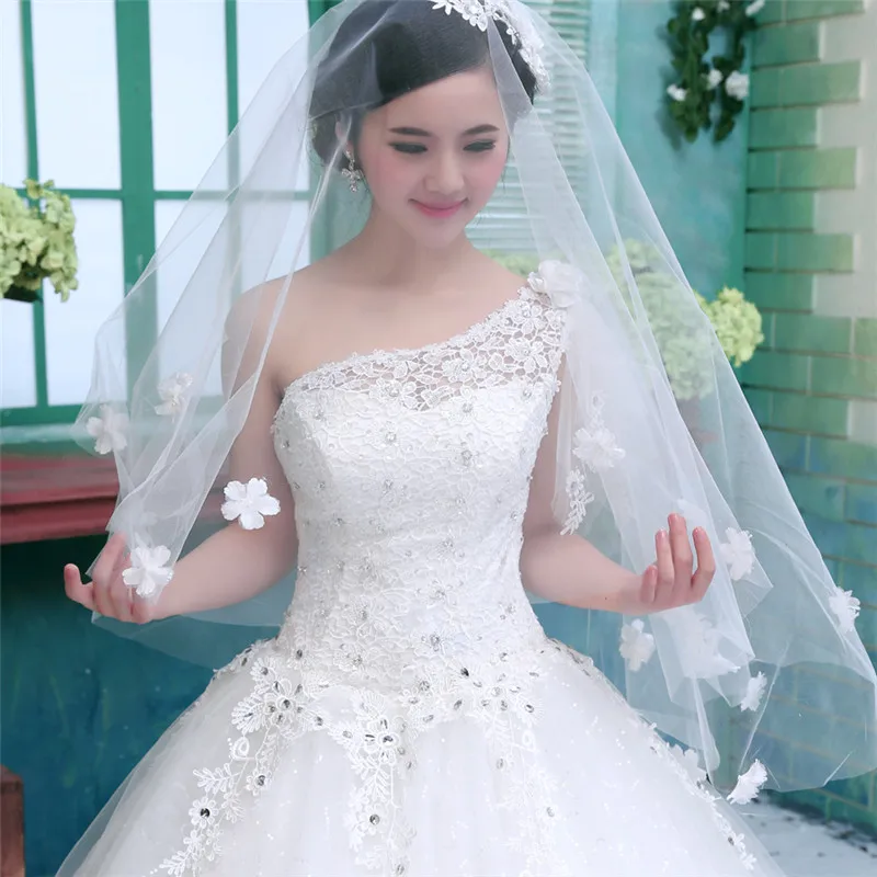 

150cm Long ! Wholesale New Fashion ! Free Shipping ! Hot Sale ! Bridal Veil Wedding Veils BRIDAL ACCESORIES LACE VEIL OV329102