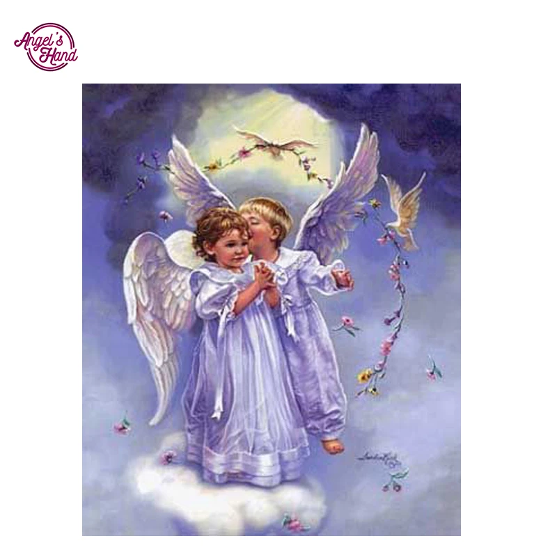 ANGEL'S HAND DIY Diamond Embroidery 5D Diamond Painting angels Cross Stitch Mosaic Pattern Full