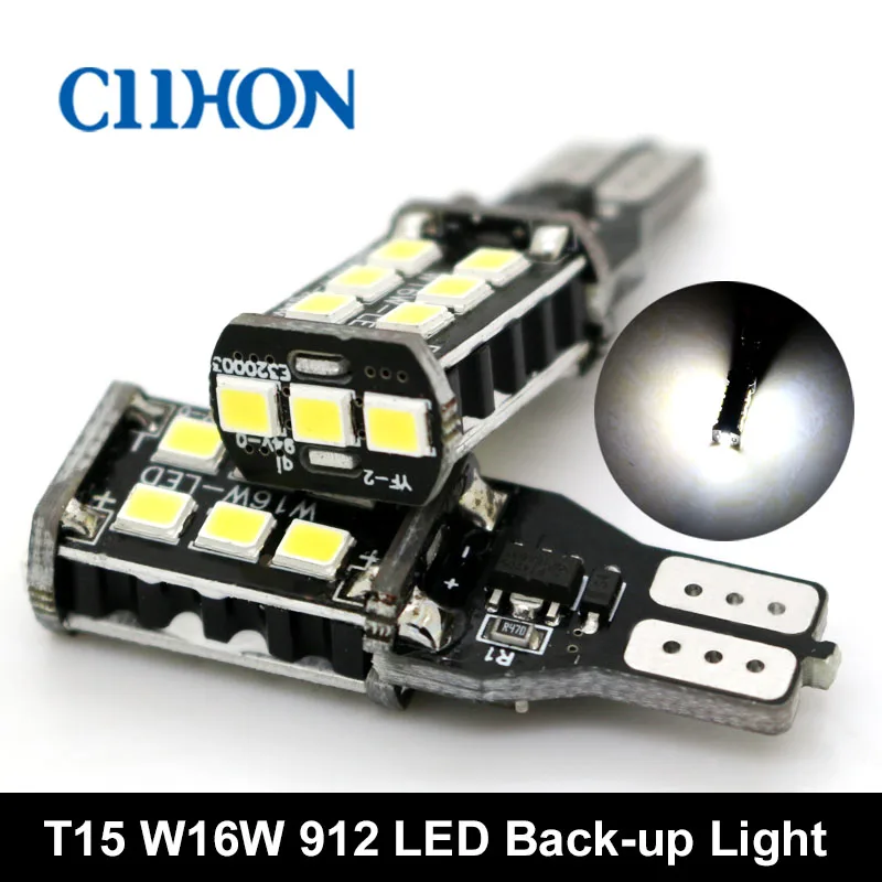 2PCS T15 W16W 2835 12V Bulbs Fog Lights Car Leds Lights Lamp Parking