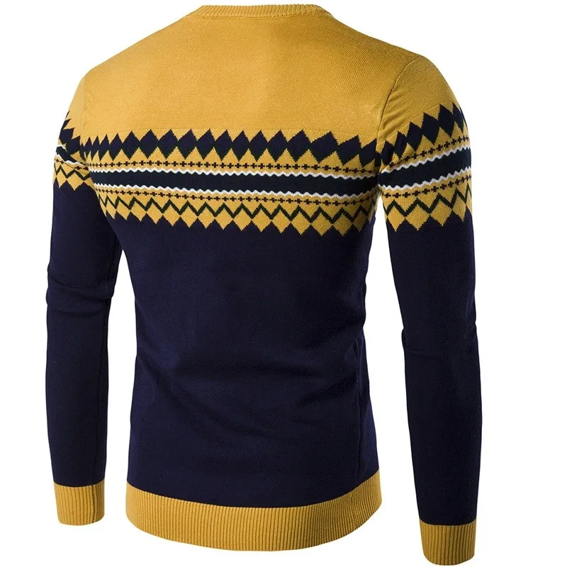 2018 свитера Для мужчин новая мода Повседневное О-образным вырезом тонкий хлопок вязать качество Для мужчин свитера и пуловеры Для мужчин