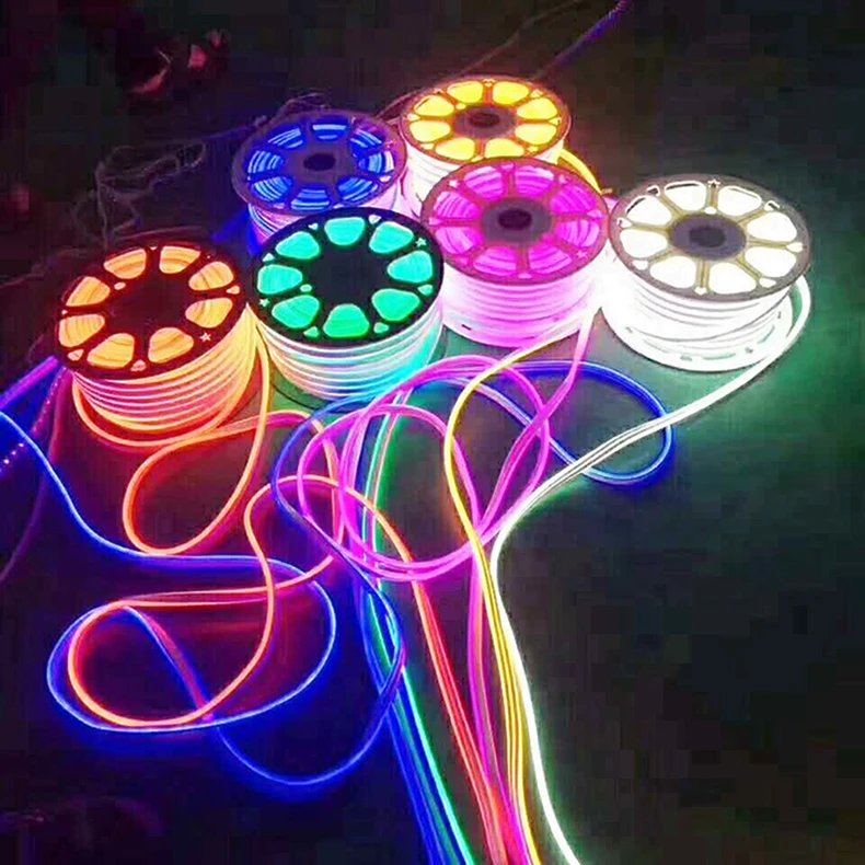 Наружный настенный светильник ip67 magic rgb 12v ic w2811 led неоновое гибкое украшение DC24V
