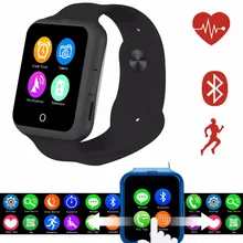 SIM Card Smart Watch plus Cam Touch Screen Phone Heart Rate Passometer Fitness Tracker Wearable Smartwatch