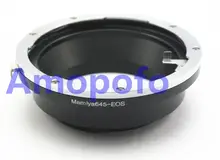 Mamiya Amopofo 645-EF Adaptador, m645 mamiya 645 lens para canon eos ef ef-s-700d 50d 6d 60d 350d 1000d adaptador de câmera