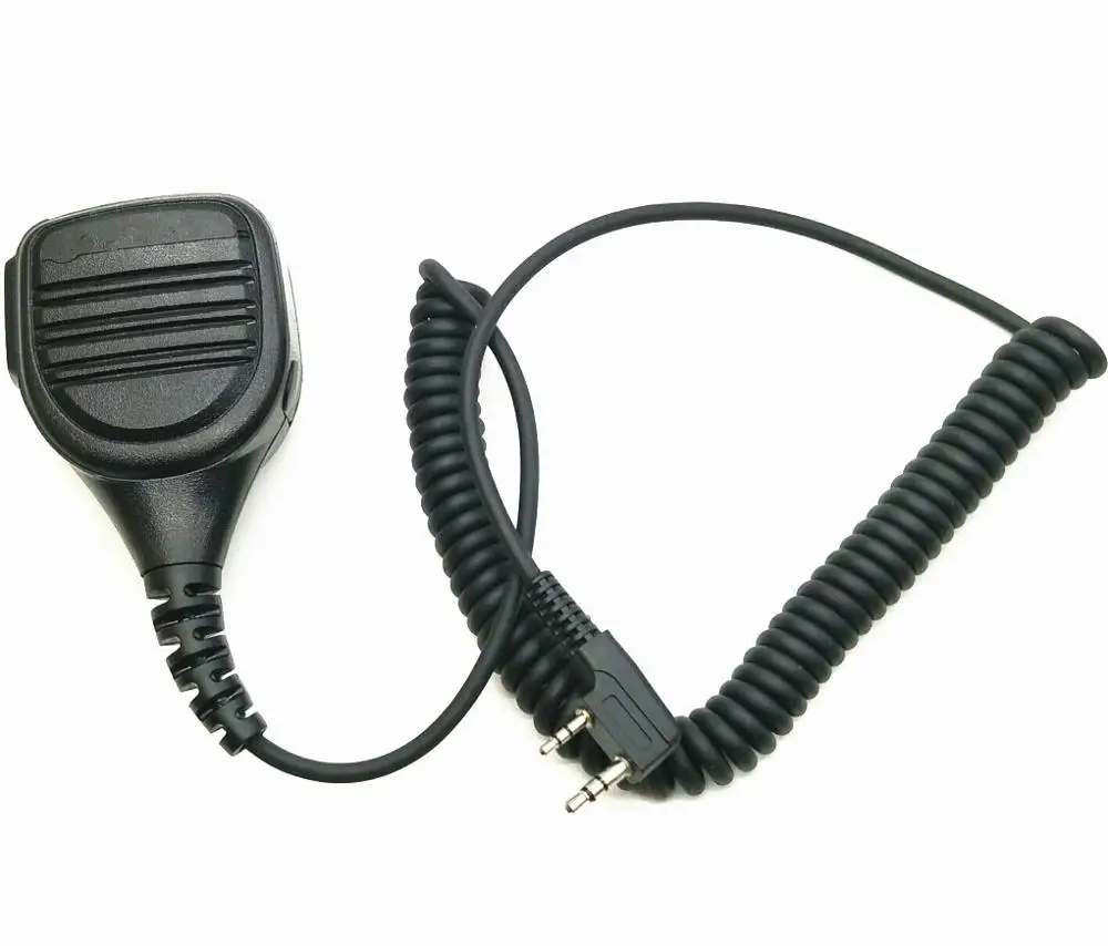 Двухстороннее радио микрофон для Kenwood два контакта TK-320, TK3107 - Цвет: black