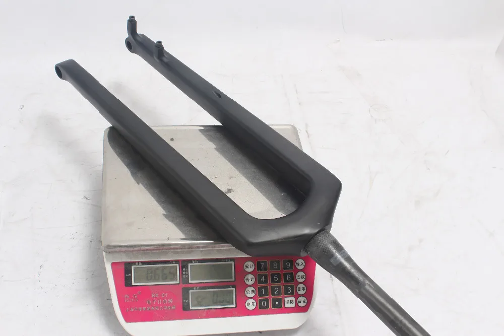 29er Workswell Axle thru Carbon Fork Disc горный велосипед MTB UD матовый Boost PLUS 27 5 +/29 + скошенная
