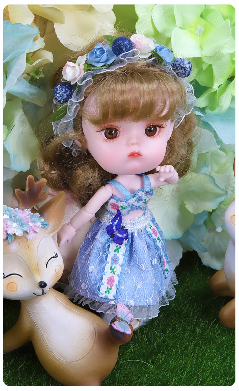 Мечта фея 1/12 BJD кукла DODO кукла 14 см мини кукла 26 шарнир тело милый детский подарок игрушка Ангел Кукла-сюрприз, ob11