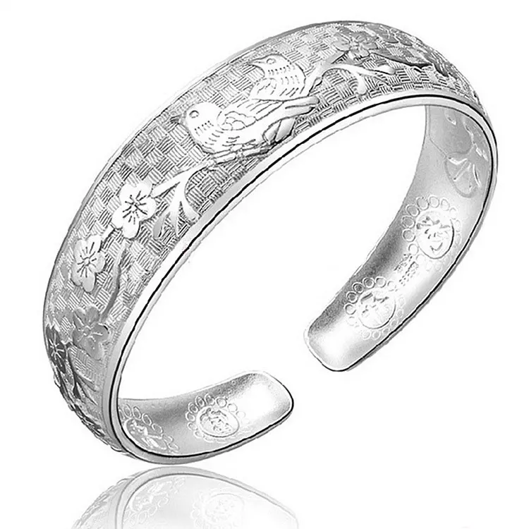 

The stamp Cupronickel plated 999 Sterling Silver xishangmeishao Bracelet