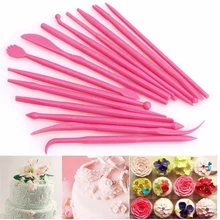 14 шт. инструменты для моделирования торта, инструменты для моделирования цветов, сахара, ремесла, DIY Набор для формирования скульптуры, украшения торта, инструменты для выпечки