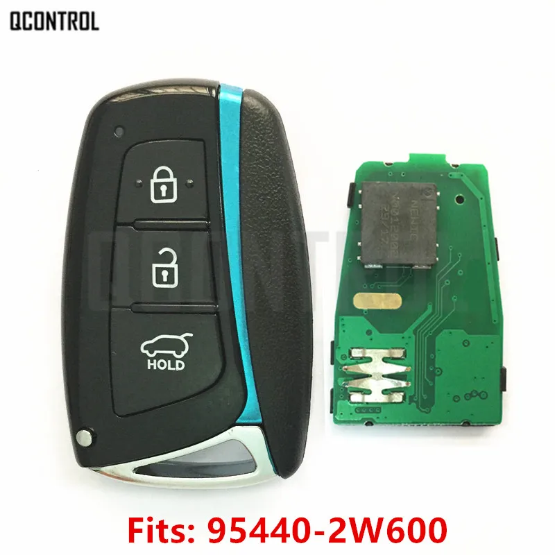 

QCONTROL Car Remote Smart Key Suit for HYUNDAI 95440-2W600 Santa Fe IX45 433MHz ID46 (7952)