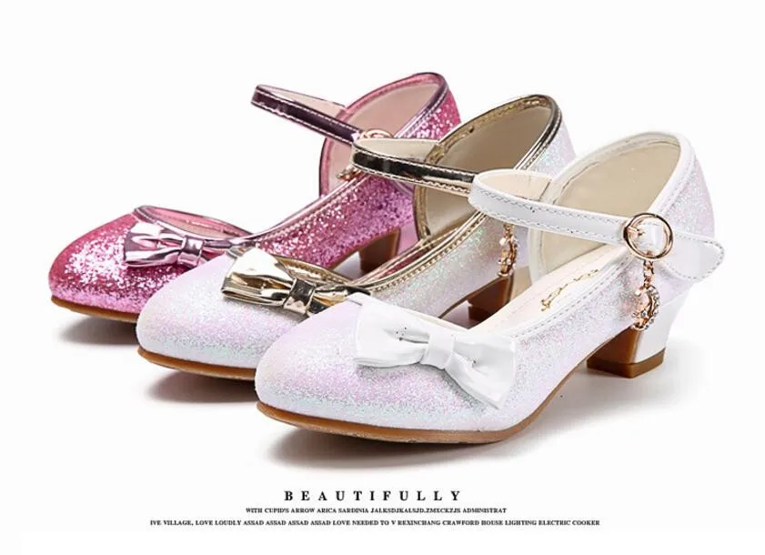 Girls high-heeled shoes-24