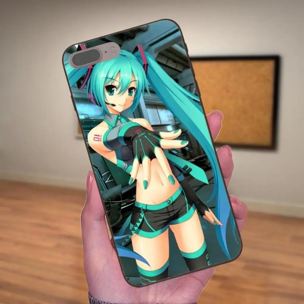 Мягкий чехол для телефона Xiaomi Mi Mix Max Note 2 2S 3 5X 6 6X 8 9 SE A1 A2 Lite Play Pro F1 Anime Hatsune Miku Beauty