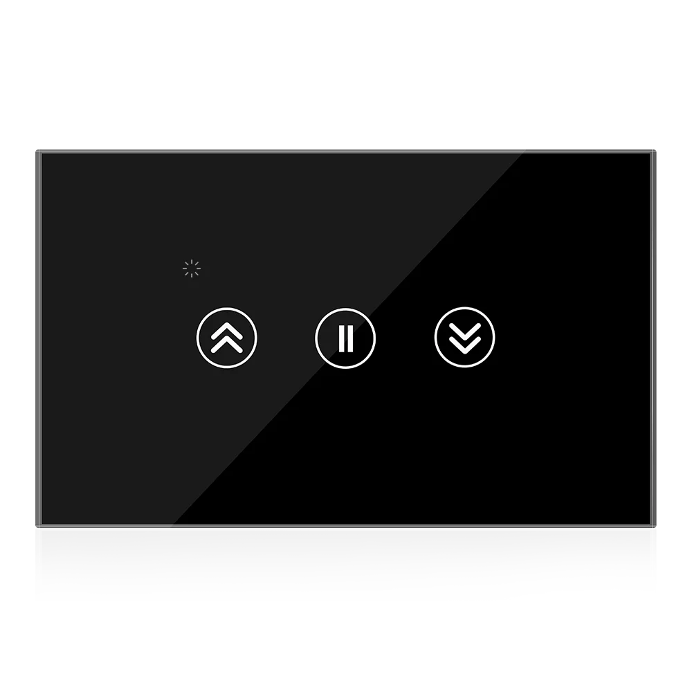 Умный переключатель для занавес роликовые жалюзи двигатель Tuya Jinvoo приложение управление Alexa Gooogle домашний iftt сенсорный настенный переключатель черный