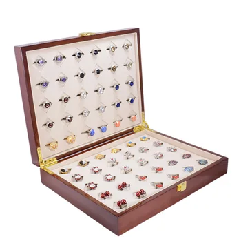 

Luxury Cufflinks&Ring Gift Box 30pairs Capacity wood box High Quality Painted Wooden Box Authentic 300*240*68mm Free Shipping
