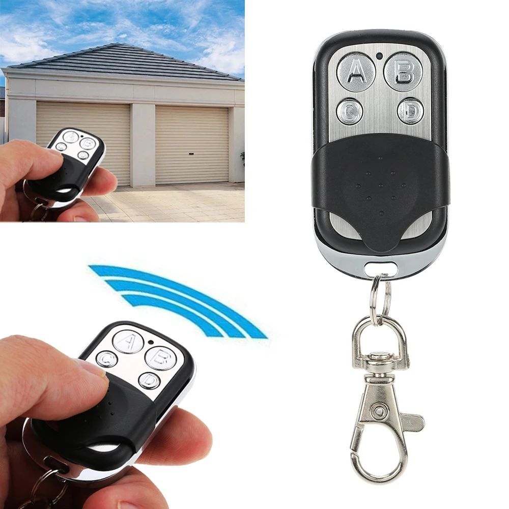 

Mini Copy Code 4 Channel Universal Remote Control Cloning Duplicator Key Transmitter 433 MHz Garage Door Gate Opener Controller