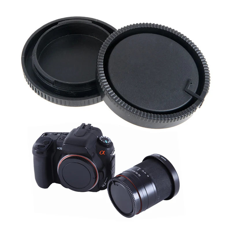 

2 in 1 Rear Lens Cap+Camera Body Cover Cap for Sony A Mount A100 A200 A290 A300 A390 A450 A500 A550 A700 A850 A900 A37 A55