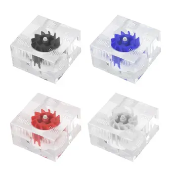 

1Pc Acrylic Flow Meter G1/4 Thread Water Cooling System Coolant Filter Indicat Computer Cooler Fittings 3-Way Holes Coolant