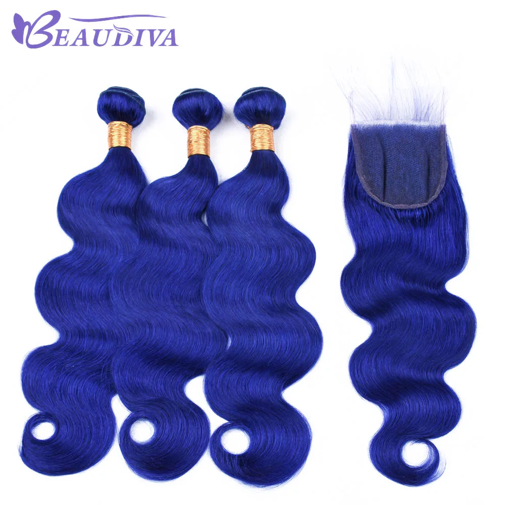 T1B-BLUE-TURQUOISE 3 тон натуральные волосы Связки Бразильский объемная волна Инструменты для завивки волос 4 шт. 16-26 дюйм(ов) Волосы remy расширения