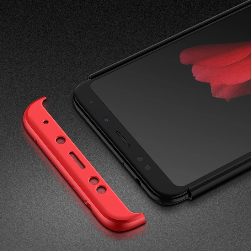 Чехол EVOLOU 360 для Xiaomi Redmi 5 Plus полная защита 3 в 1 чехол телефона Prime задняя крышка