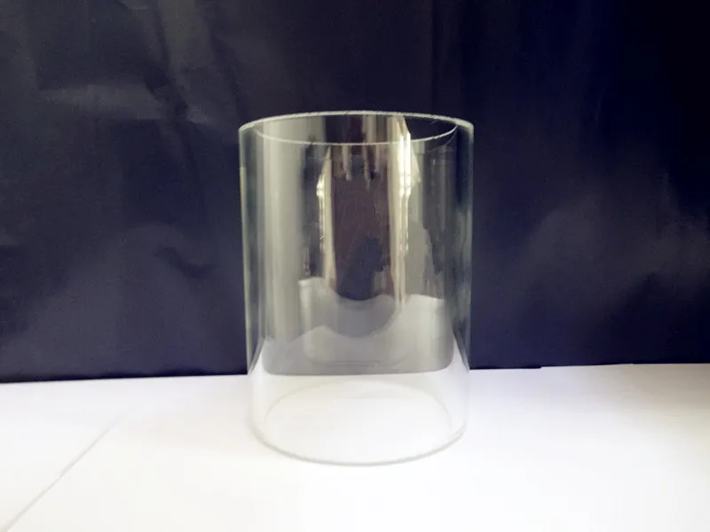 Колонна из боросиликатного стекла, наружный диаметр 80 мм, внутренний диаметр 70 мм, высота 100 мм для стеклянной колонны 3"