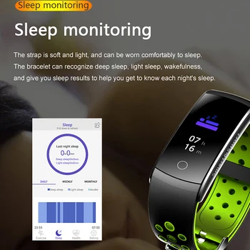 Q8S Smart Bracelet Heart Rate Monitor Waterproof Fitness Tracker Bluetooth Watch Band Q8 For Android IOS women men Wristband 4