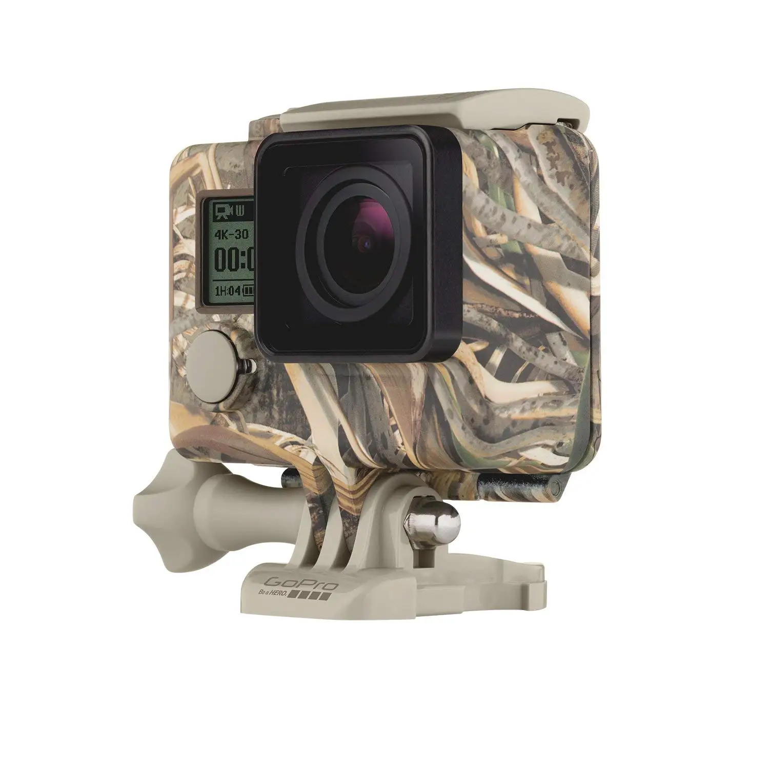 Для GoPro Camo Корпус быстрый зажим Hero4 Hero3+ черный Realtree Max-5 AHCSH-001+ шапки Ремонт камеры