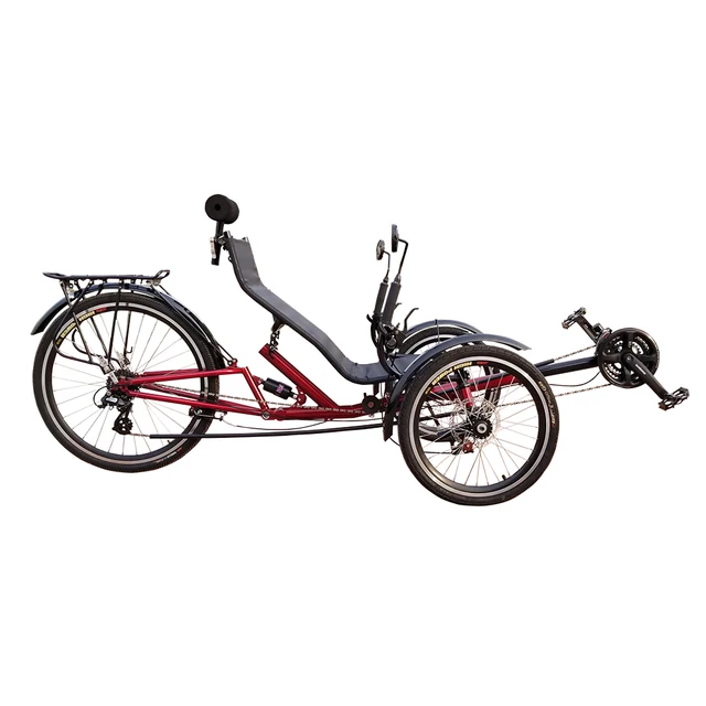 M009 3 Wheel Recumbent Tadpole Trike For Adults With Rear Suspensionin