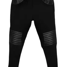 27-44, новинка, Мужская одежда, модные повседневные штаны-шаровары из кожи GD dj, большие размеры, костюмы певицы