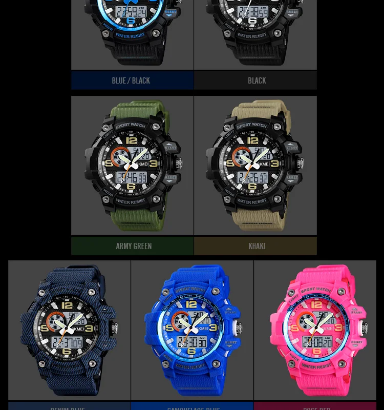 SKMEI женские часы Секундомер Хронограф Спортивные часы Роскошные Светящиеся Электронные наручные часы 50 м водонепроницаемые женские часы