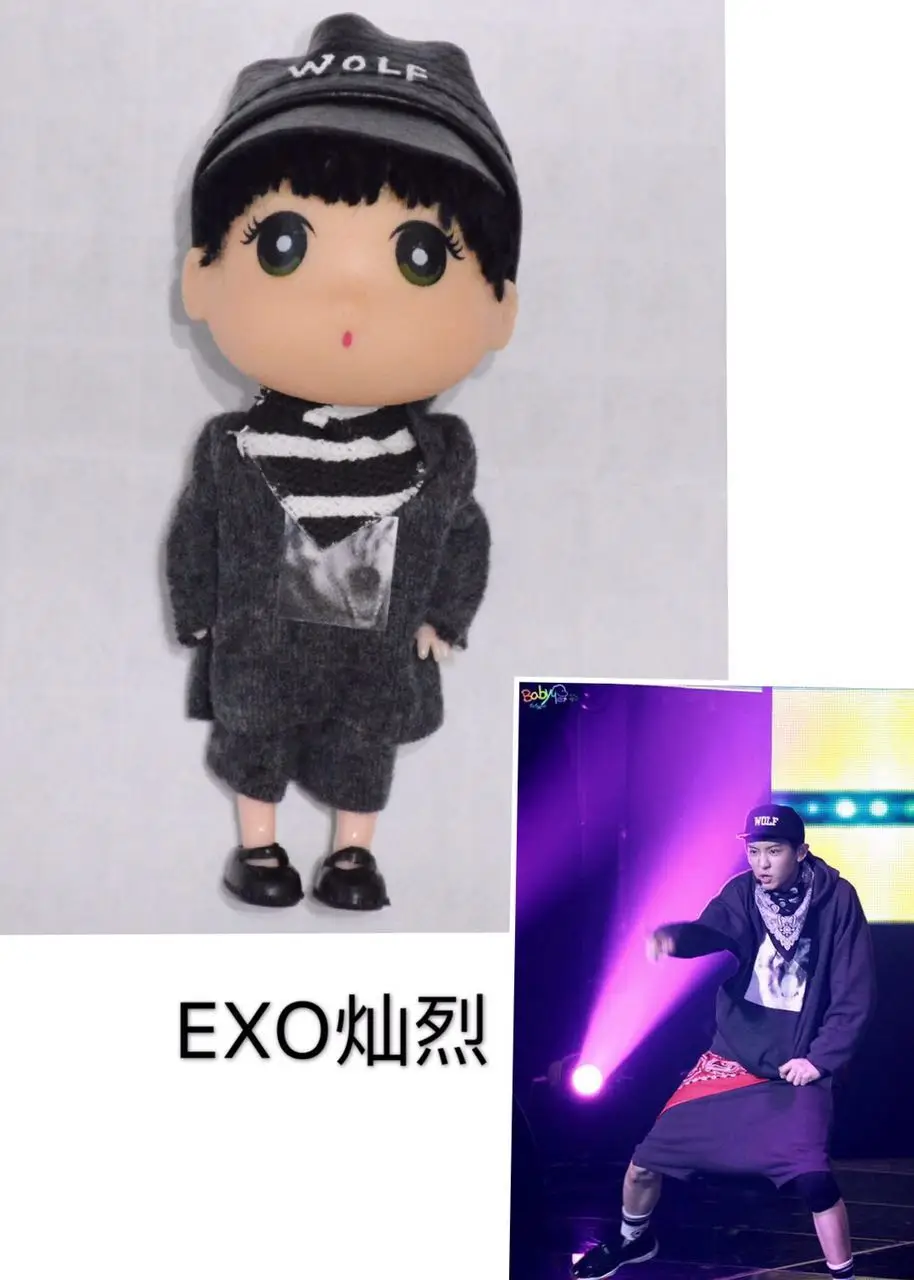 

[MYKPOP]KPOP Doll Aminitation Figure KPOP Fans Collection E9 SA18050211