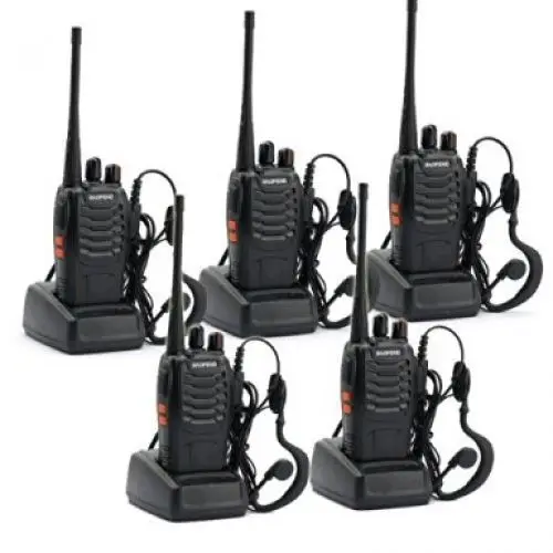 

5 Pack BaoFeng BF-888S Long Range UHF 400-470 MHz 5W CTCSS DCS Portable Handheld