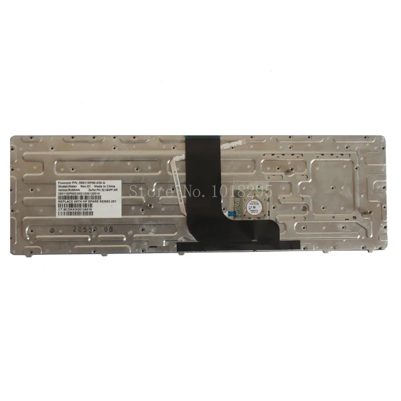  Russian Laptop Keyboard for HP Elitebook 8560W 8570W RU without Backlit Keyboard