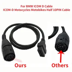 ICOM 20PIN FORBMW кабелем BMW ICOM A2 D кабель с 3 Порты ICOM D кабель с 2 Порты диагностический пошлины Автомобильный кабель Разъемы
