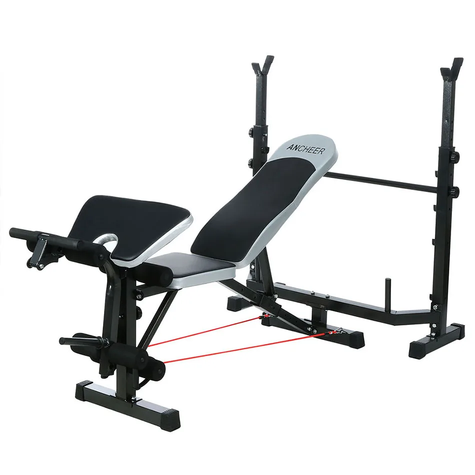 Ancheer Mid Width Bench Arms Height Adjustable professional Fitness