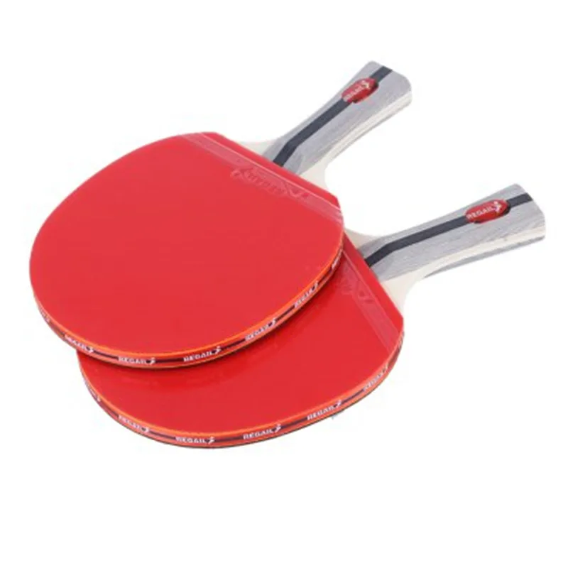 Ракетка для настольного тенниса для пинг-понга с двумя рукоятками, весло с тремя шариками, светильник с тяжелой ручкой, ракетка для настольного тенниса