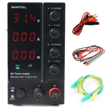 NPS306W/3010 W/605 W/1203 W Регулируемый 30 V/60 V/120 V 3A 5A 6A 10A Регулируемый лабораторный импульсный источник питания постоянного тока 0,1 V/0.01A/0,01 W