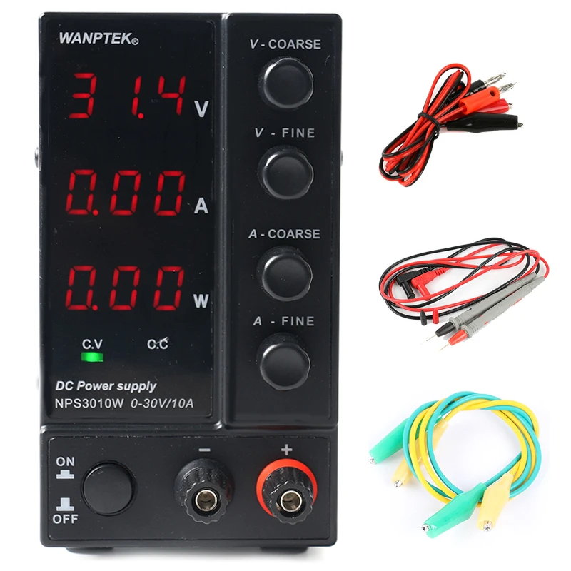 NPS306W/3010W/605W/1203W Adjustable 30V/60V/120V 3A 5A 6A 10A Regulated Lab DC Switching Power Supp