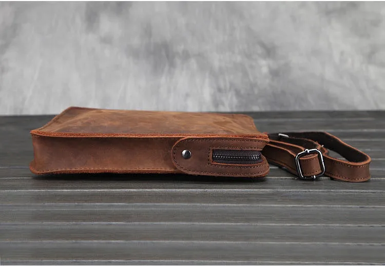 genuine leather men messenger bags  (9)
